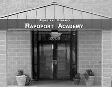 Rapoport Academy opened the doors of its brand new facility in 2000, two years after the charter school got its start in the basement of a nearby church.