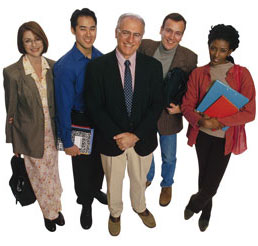 Picture of several educators from a school staff